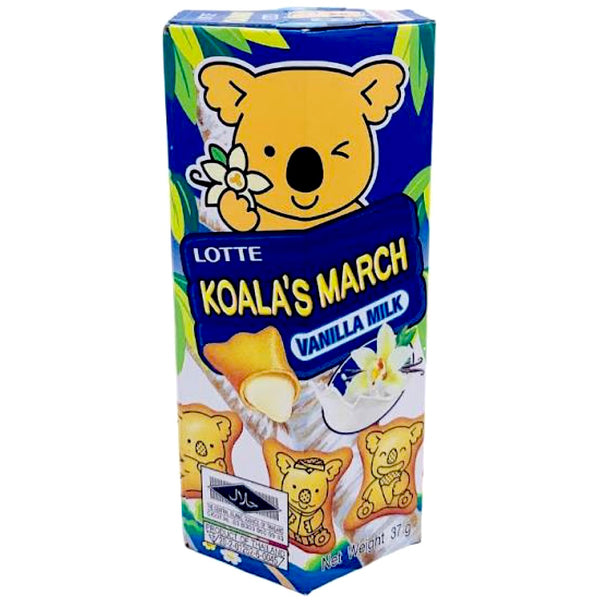 Lotte Koalas Vanilla Milk Flavour Biscuits 37g - AOS Express