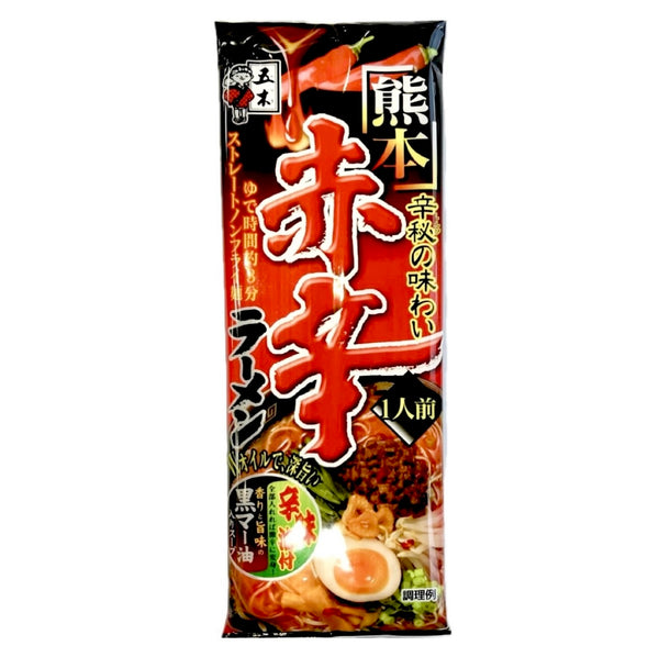 Outdated: Itsuki Kumamoto Aka Kara (Red Spicy Ramen) Noodles 120g (BBD: 19-03-24)