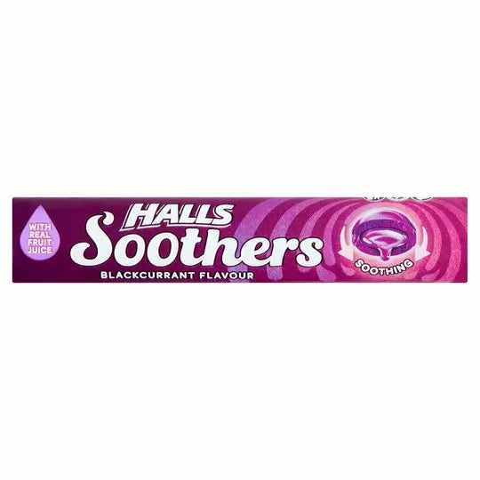 Halls Soothers Blackcurrant Flavour 45g