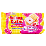 Sunflower Crackers Cream Sandwich Strawberry Flavour 190g