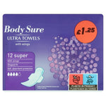 Jack’s BodySure Ultra Sanitary Towel With Wings (12 Pads)