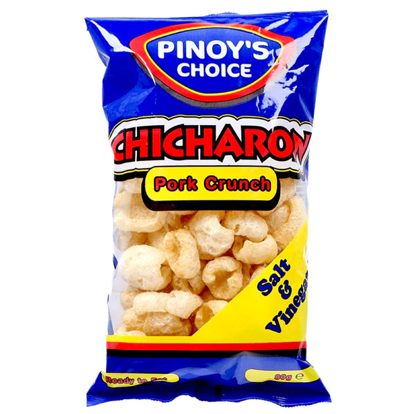 Pinoy's Choice Chicharon Salt & Vinegar (Pork Crunch) 80g