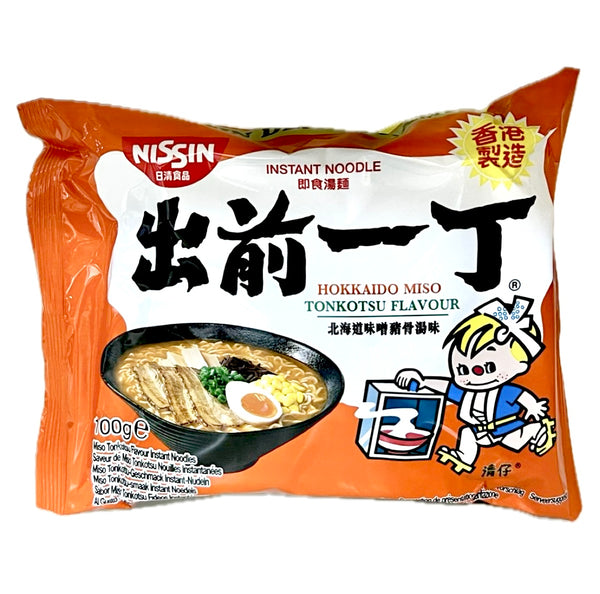 Nissin Demae Ramen Hokkaido Miso Tonkotsu Flavour Instant Noodles 100g