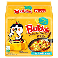 Samyang Buldak Cheese Hot Chicken Flavour Ramen 5x140g