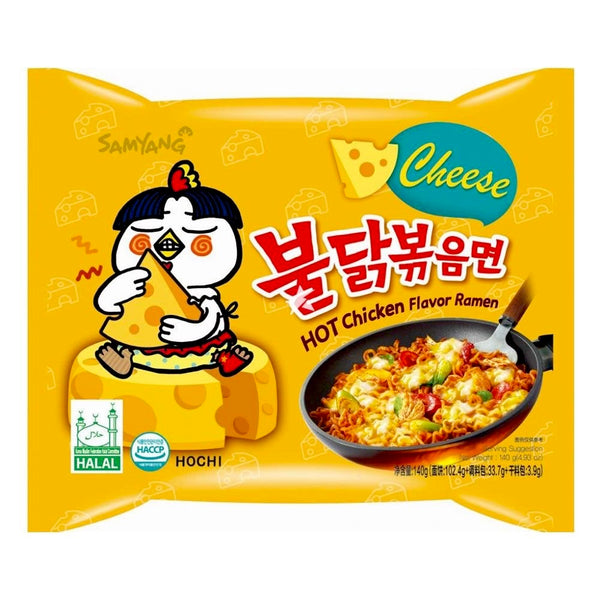 Samyang Buldak Cheese Hot Chicken Flavour Ramen 140g