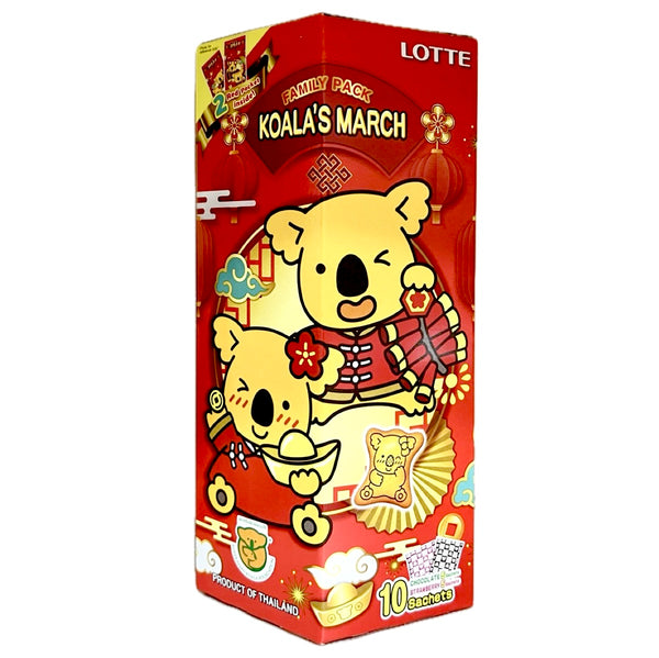TL Lotte Koalas March Family Pack Chocolate Flavour Biscuits 195g