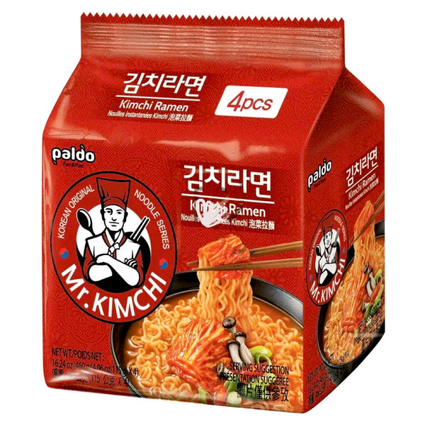 Paldo Mr. Kimchi Ramen (4-pack) Instant Noodles 115g