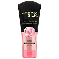 CreamSilk Triple Keratin Ultimate Straight Ultra Conditioner (Pink) 150ml