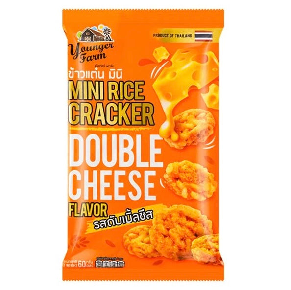 Younger Farm Mini Rice Cracker Double Cheese 60g