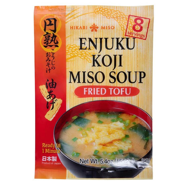 Hikari Enjuku Koji Miso Soup Fried Tofu (Enjuku Aburaage -8pc) 155.2g 150.4g (BBD: 29-04-24)