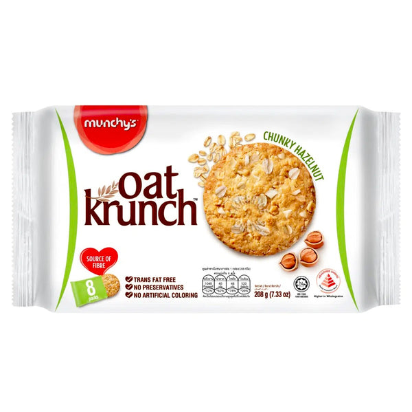 MC Munchy’s Oat Crunch Chunky Hazelnut 208g (BBD: 05-06-24)