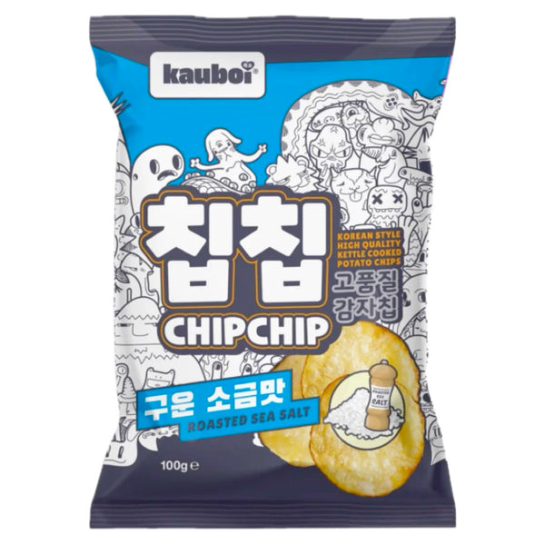 Kauboi Chip Chip Roasted Sea Salt Flavour 100g