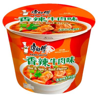 MAK Master Kong Instant Noodle Bowl Artificial Hot & Spicy Beef Flavour (Stew Beef) 108g