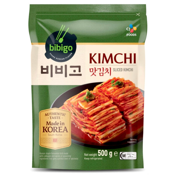 Bibigo Sliced Cabbage Kimchi (Pouch) 500g