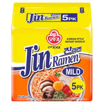 Ottogi Jin Ramen Mild Instant Noodle 5x120g