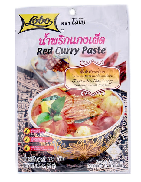 Lobo Red Curry Paste 50g