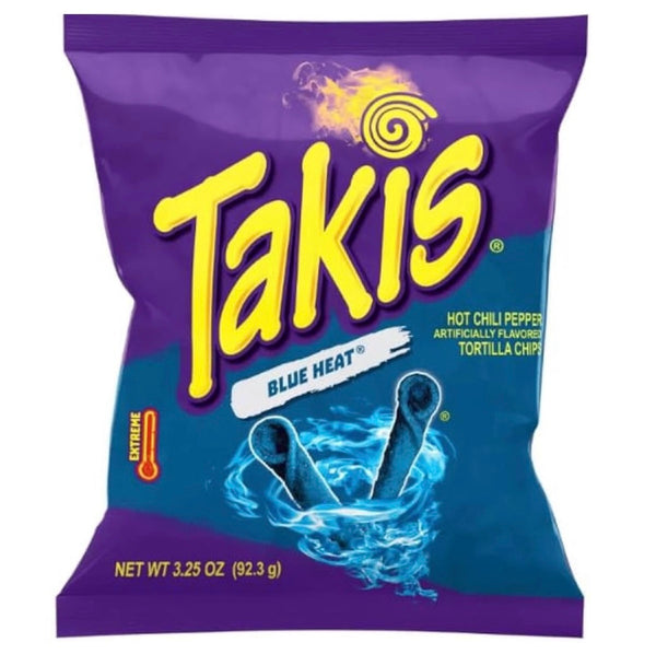 Outdated: Takis Blue Heat Tortilla Corn Chip 92.3g (BBD: 21-02-24)