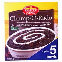 White King Champ-O-Rado (Chocolate Rice Porridge Mix) 113g