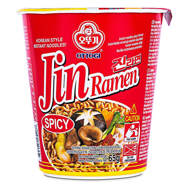 Ottogi Jin Ramen Spicy Cup Noodle 120g
