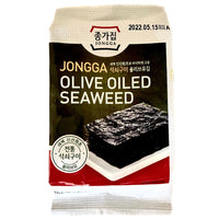 Jongga (Daesang) Olive Oiled Seaweed Seasoned Snacks 4g