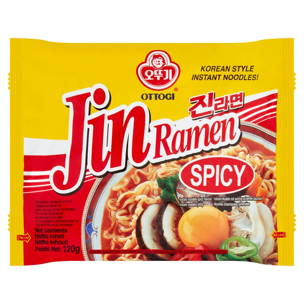 Outdated: Ottogi Jin Ramen Spicy Noodle 120g (BBD: 11-17-23)