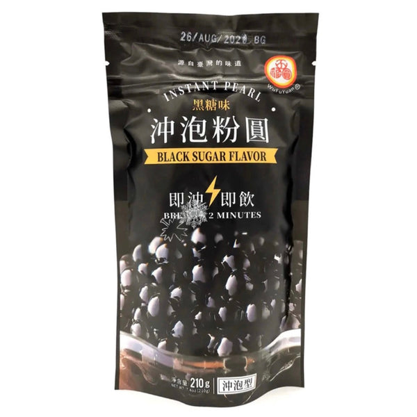 Outdated: WFY Wu Fu Yuan Instant Tapioca Pearl (Brown Sugar Flavour) 210g (BBD: 01-05-24)
