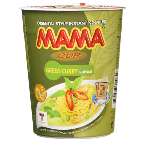 Outdated: Mama Cup Green Curry Flavour 70g (BBD: 23-12-23)