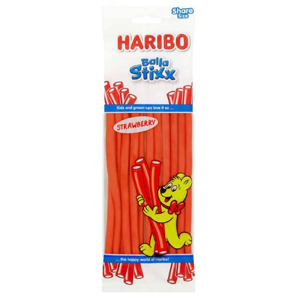 Haribo Bags Balla Stixx Strawberry Flavour (RSP 1.25) 140g