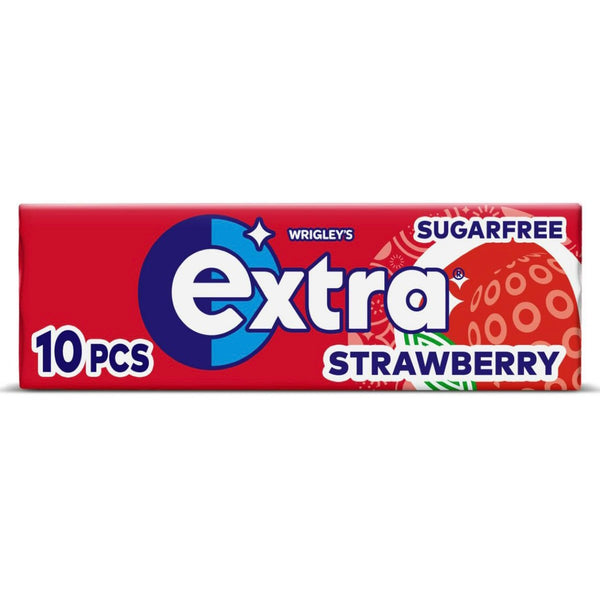 Wrigley’s Extra Strawberry Flavour Chewing Gum 10pc