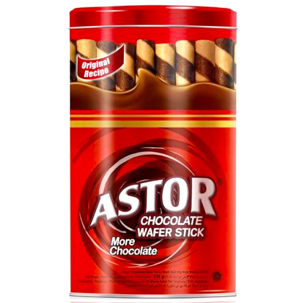 Astor Chocolate Flavour Wafer Sticks 330g - AOS Express
