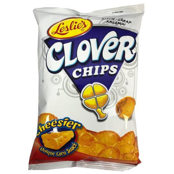 Leslies Clover Chips Cheesier (Cheese) 85g - Asian Online Superstore UK