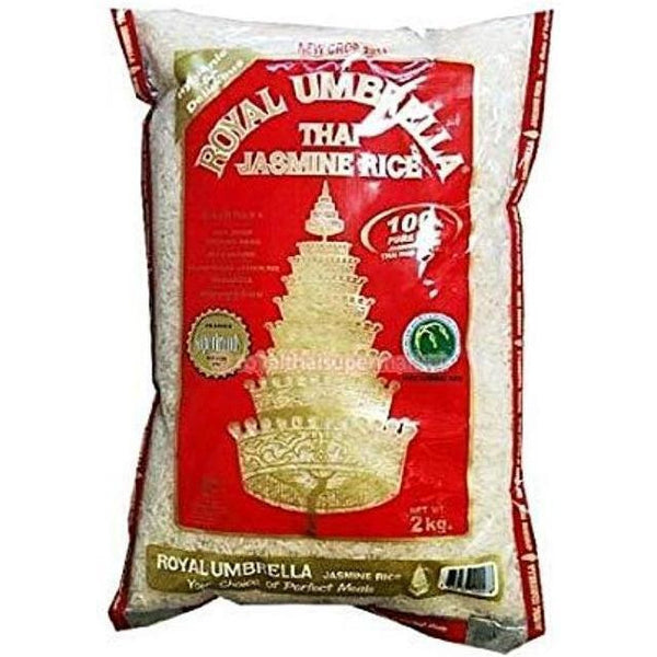 Royal Umbrella Thai Jasmine Rice 10kg - Asian Online Superstore UK