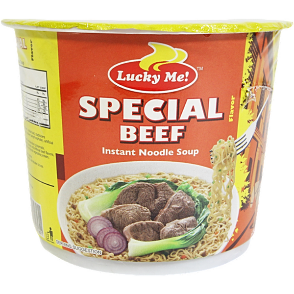 Lucky Me Cup Noodles Beef Flavour 70g - Asian Online Superstore UK