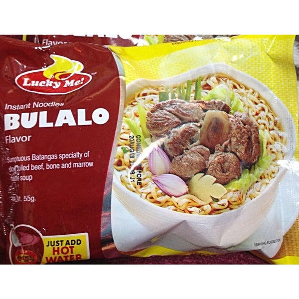 Lucky Me Bulalo (Instant Beef Noodle) 55g - Asian Online Superstore UK