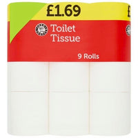 ES Euro Shopper Toilet Tissue 9 Rolls