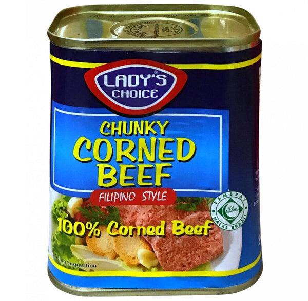 Ladies Choice Chunky Corned Beef Filipino Style  340g - Asian Online Superstore UK