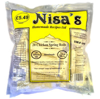 Nisa’s Chicken Spring Roll 20pcs - AOS Express