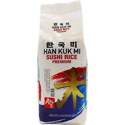 Rhee Bros Han Kuk Mi Rice (Sushi Rice Premium 5lb) 2.26kg