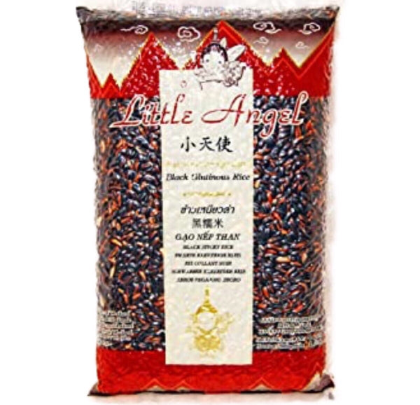 Little Angel Black Glutinous Rice (Sticky Rice) 1kg - Asian Online Superstore UK