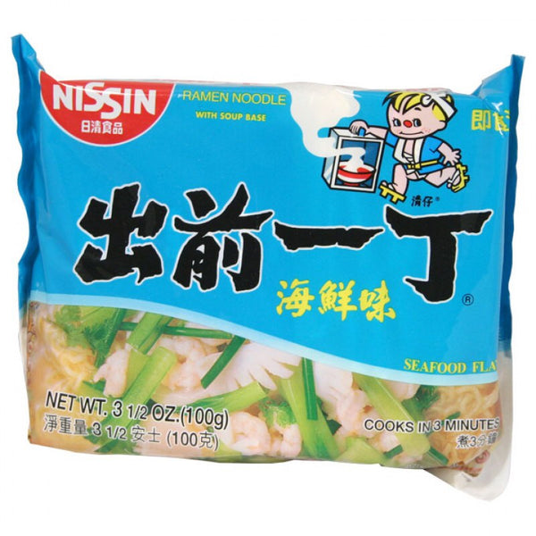 Nissin Ramen Instant Noodle Seafood Flavor Instant Noodles100g