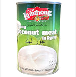 New Lamthong Whole Young Coconut Meat in Syrup 425g - AOS Express