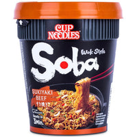 Nissin Soba Cup Sukiyaki Beef Instant Noodles