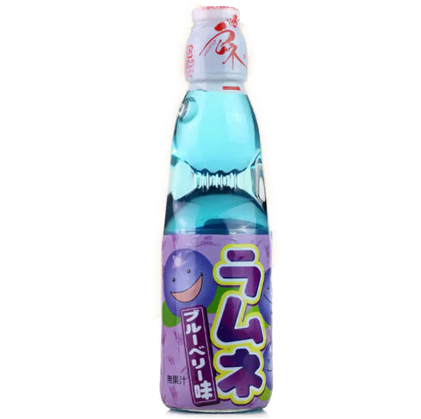 Hatakosen Ramune Soda Blueberry Flavour 200ml