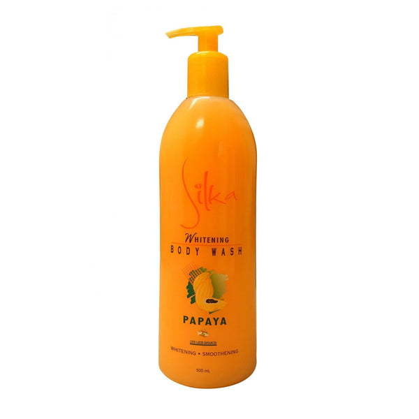 Silka Whitening Body Wash Papaya 500ml - Asian Online Superstore UK