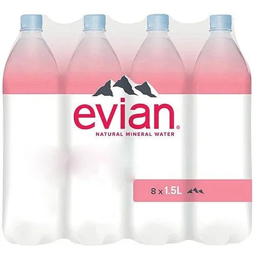 Evian Water 8x1.5L - AOS Express