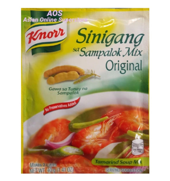 Knorr Sinigang sa Sampalok Mix Original (Tamarind Soup Base) 44g Asian  Online Superstore UK