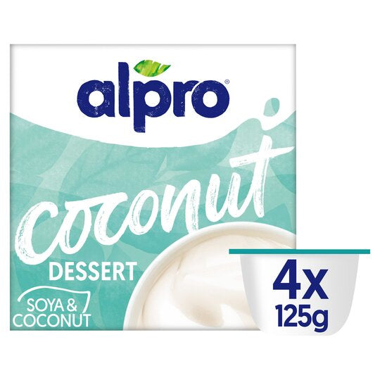 Alpro Coconut Soya Dessert 4x125g - AOS Express