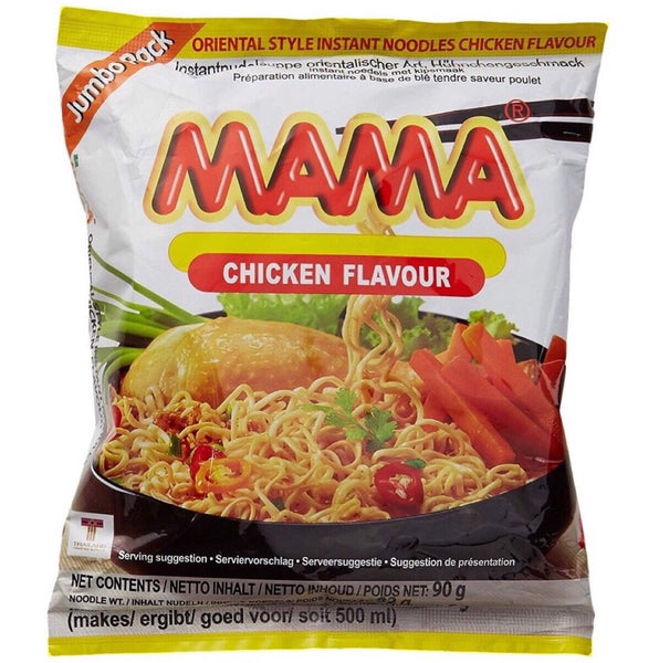 Mama Chicken Flavour Instant Noodles (Jumbo Pack) 90g - AOS Express
