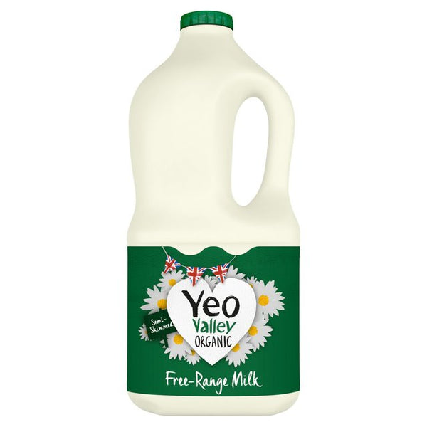 Yeo Valley Organic Semi-Skimmed Milk 2L - AOS Express