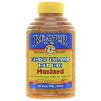 Beaver Brand Coney Island Hot Dog Mustard 354g - AOS Express